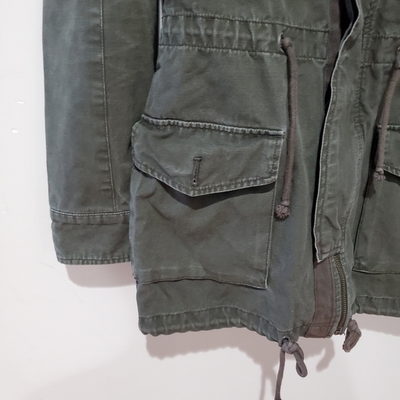 Aritzia TNA Talula army Green trooper jacket xxs - Picture 4 of 11
